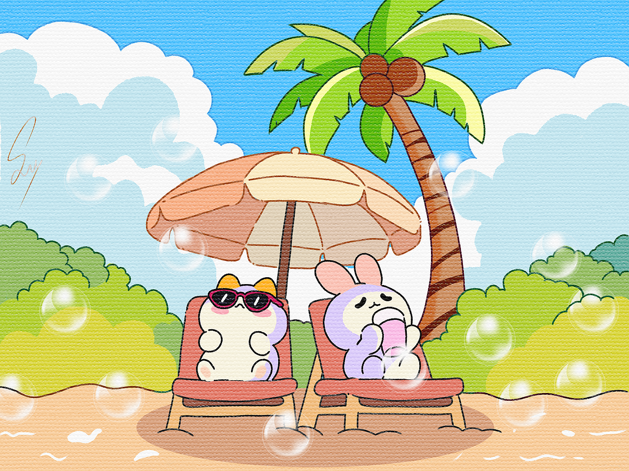 夏威夷的沙滩