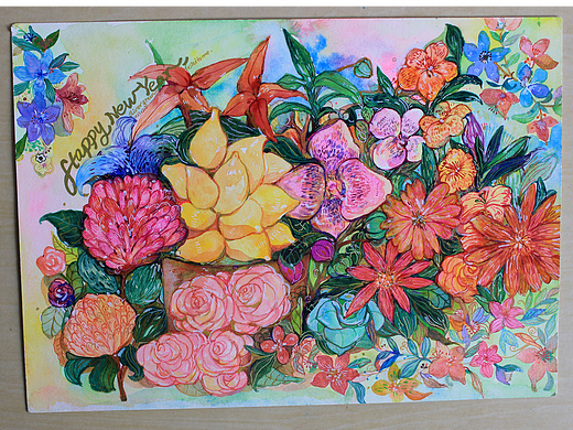 动画化原画，欢迎来到我的小花园