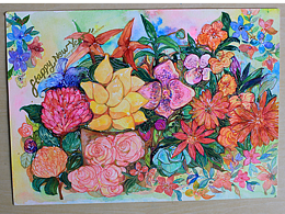 动画化原画，欢迎来到我的小花园