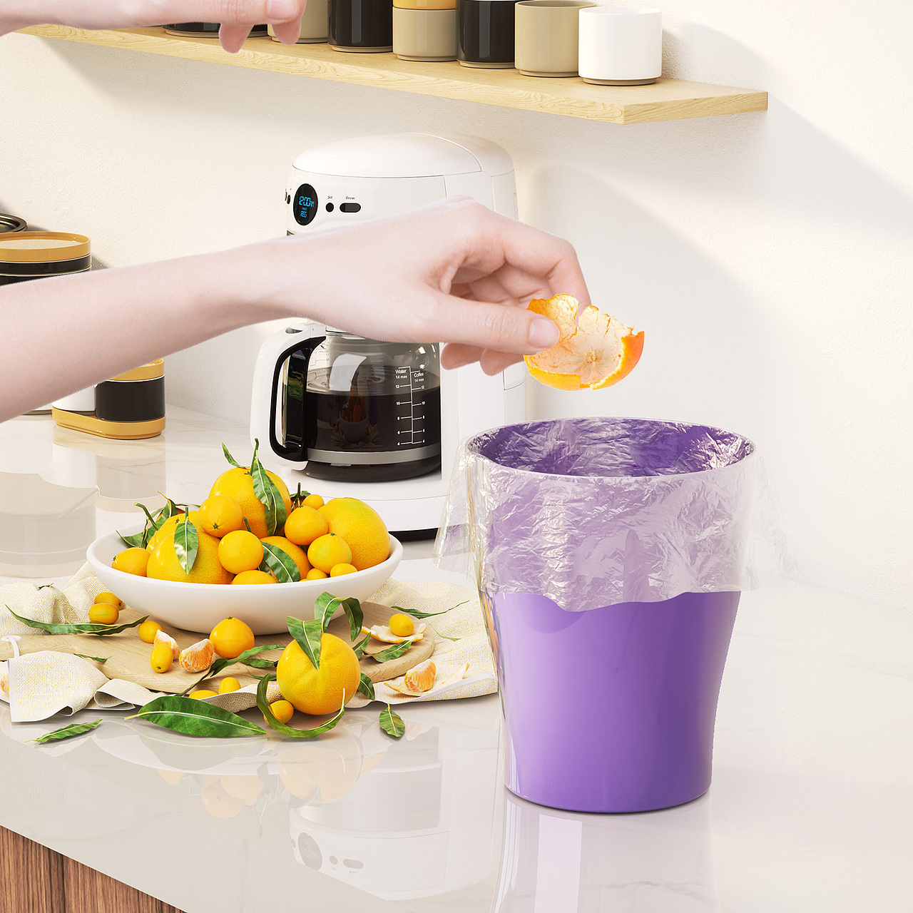 亚马逊主图A+套图(桌面收纳桶，花盆)