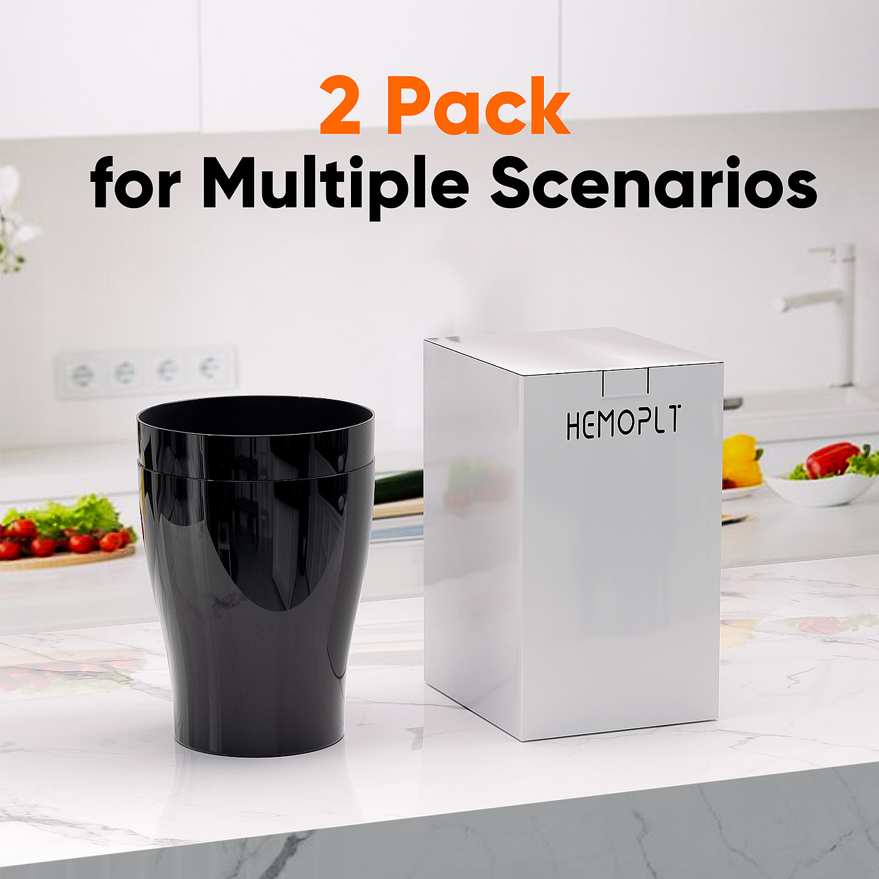 亚马逊主图A+套图(桌面收纳桶，花盆)