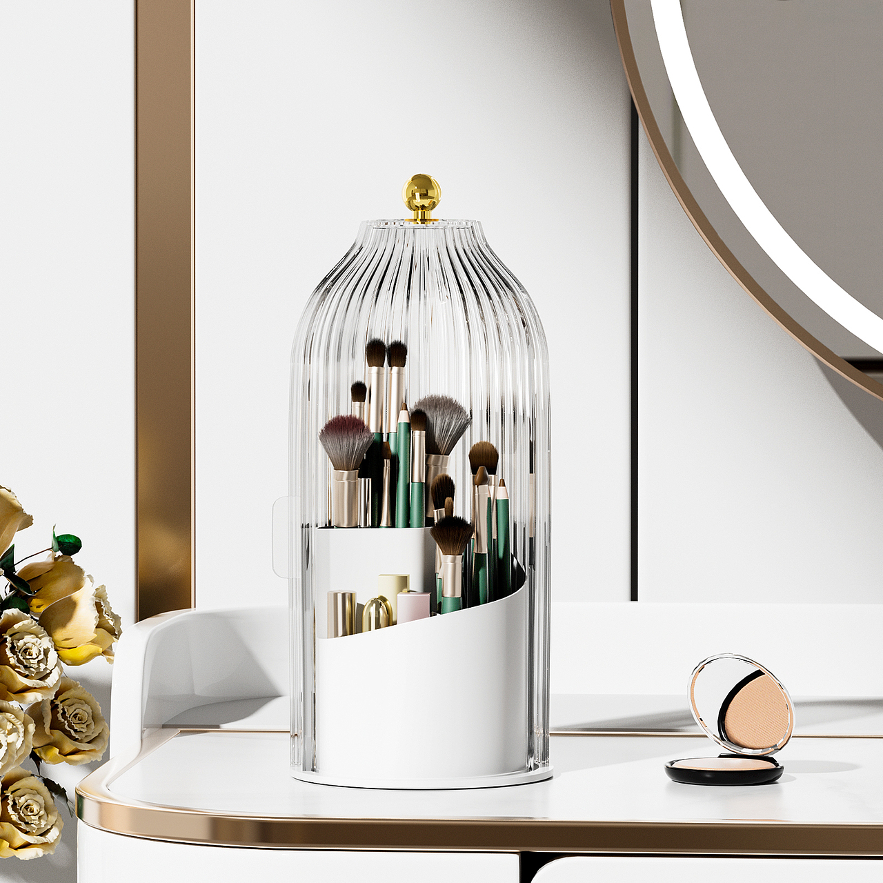 亚马逊主图A+套图（美妆鸟笼收纳盒）（图ZMzk2NzU4MTI0） - 产品 - 站酷设计师晓钟原创素材 - 站酷ZCOOL