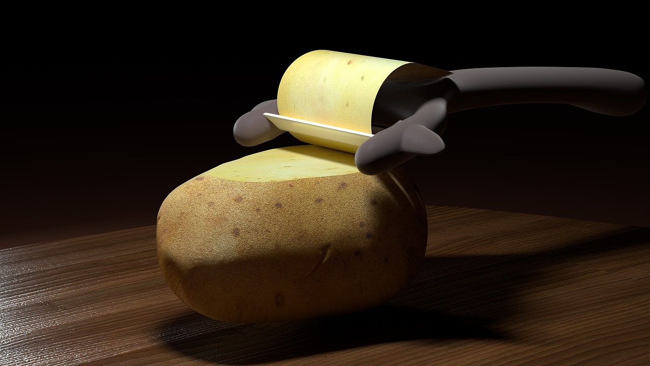 刀架收纳厨具3D渲染视频+AI合成