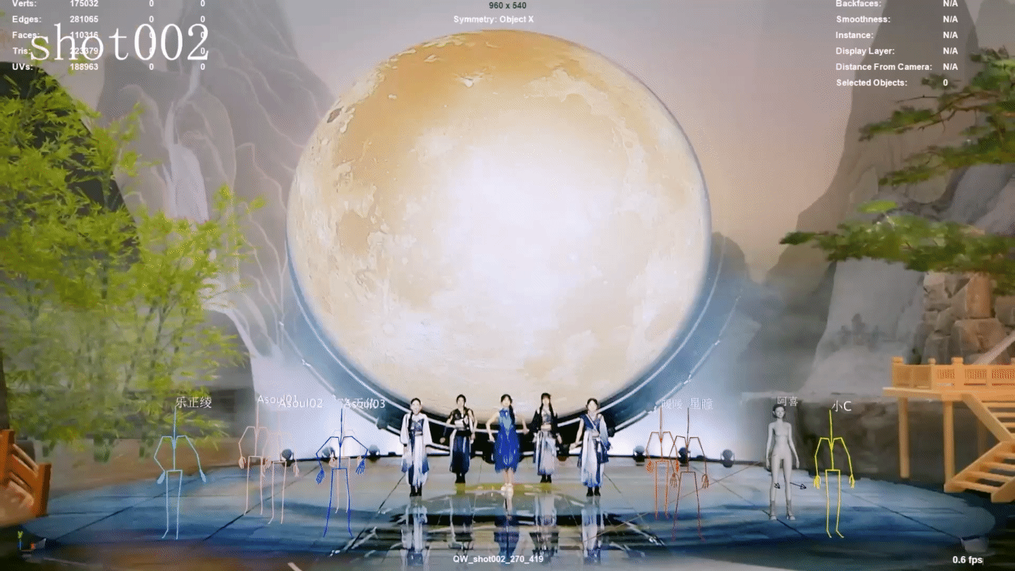 2025网络春晚-新中式舞台《寄明月》节目制作