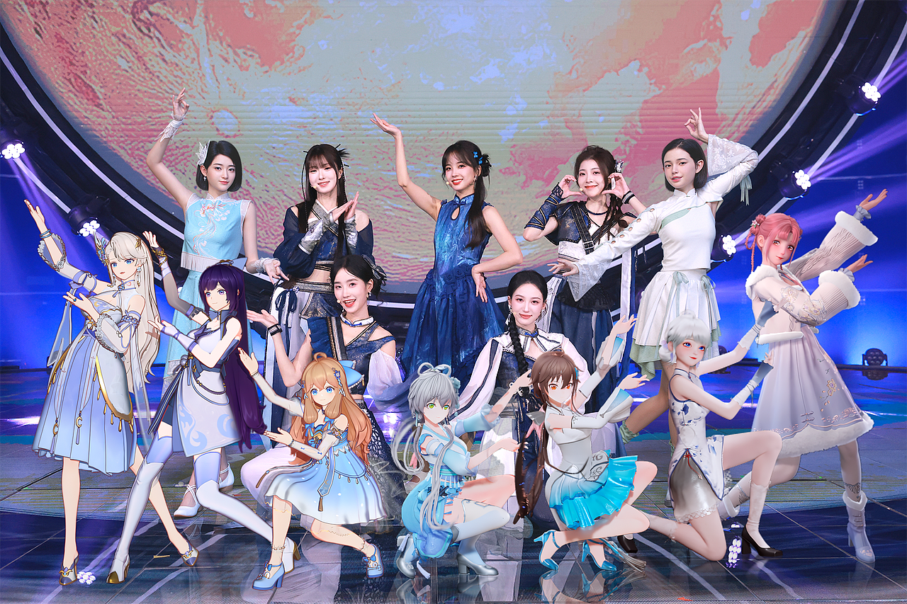 2025网络春晚-新中式舞台《寄明月》节目制作