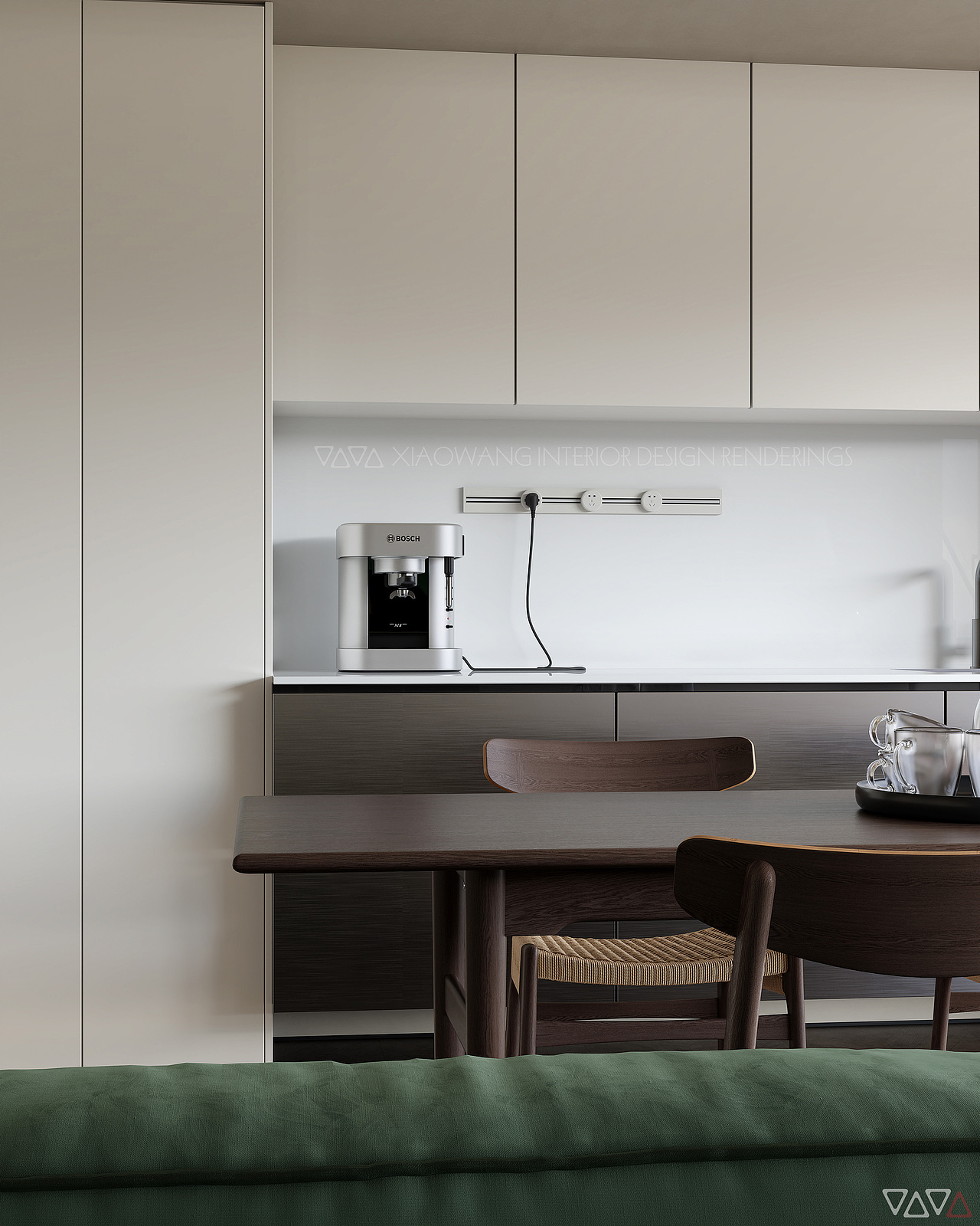 现代客餐厅效果图（图ZMzk2NzYzMDA0） - 家装设计 - 站酷设计师地平线室内效果图原创素材 - 站酷ZCOOL