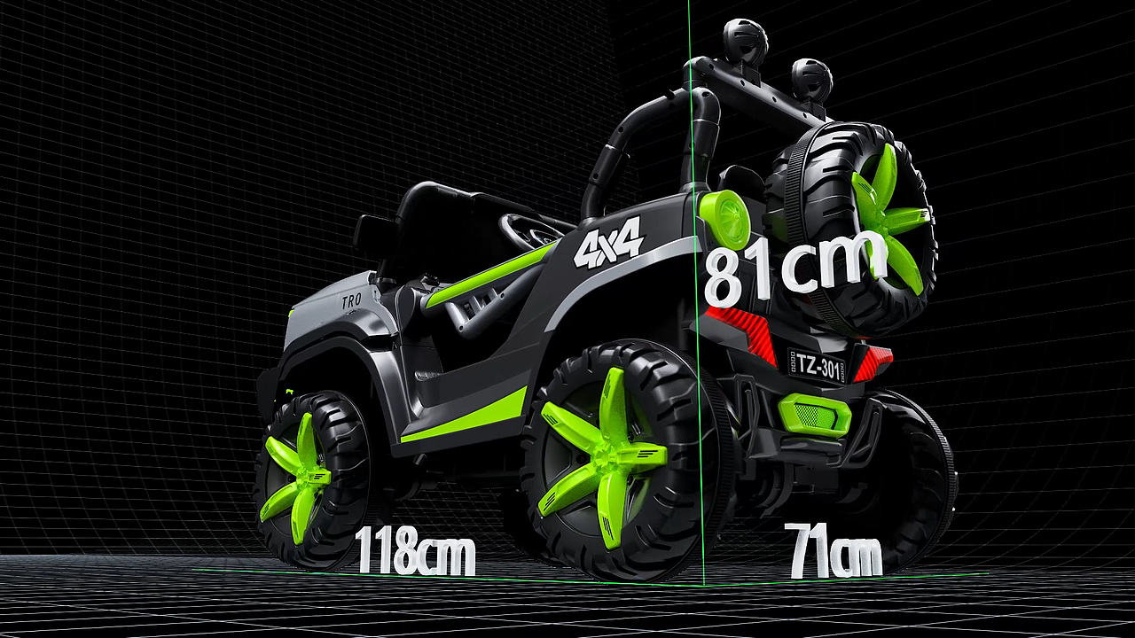 C4D动态设计_儿童玩具汽车_2025.7