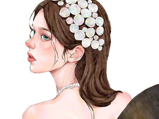 画一张欧美女头