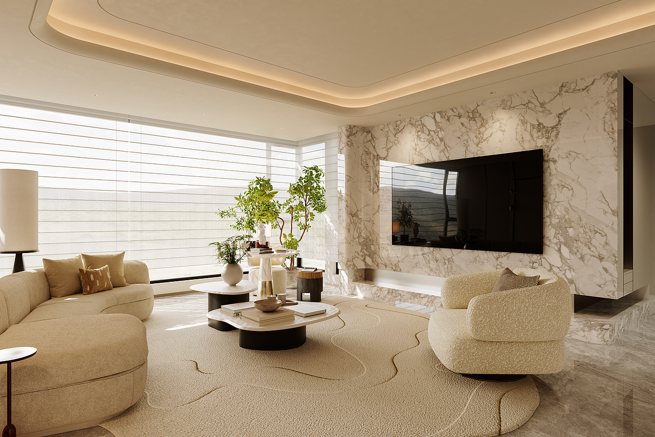 近期渲染（图ZMzk2Nzc0NDY0） - 家装设计 - 站酷设计师小柒视觉表现原创素材 - 站酷ZCOOL