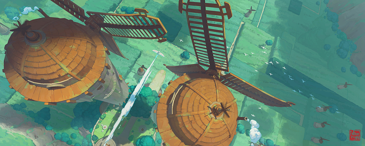 《风之谷》同人场景