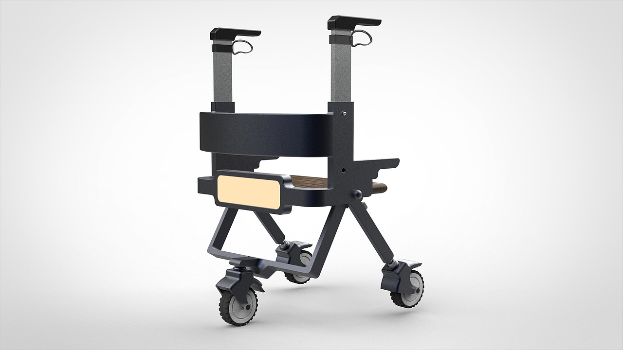 适老化产品—折叠轮椅设计（图ZMzk2NzgwNjM2） - 生活用品 - 站酷设计师工业设计cc原创素材 - 站酷ZCOOL