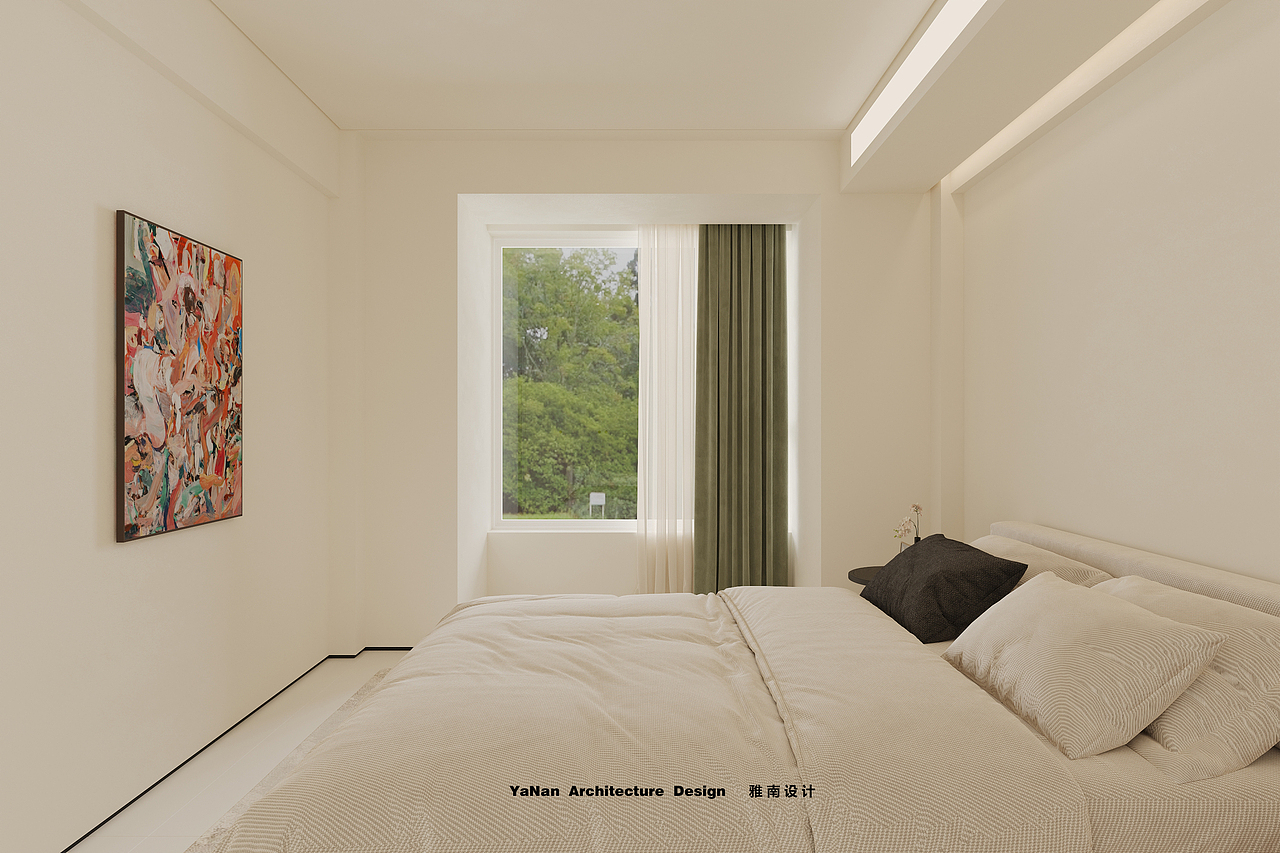 温馨干净的现代奶油小住宅