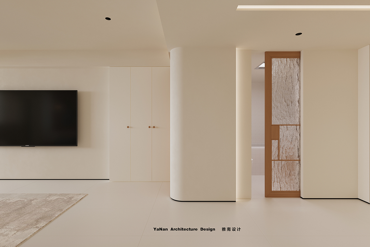 温馨干净的现代奶油小住宅