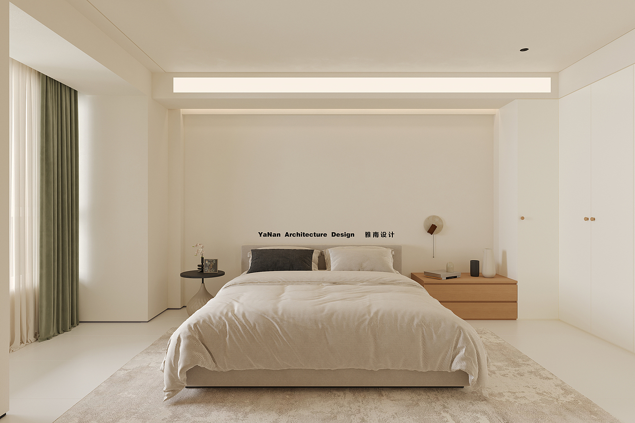 温馨干净的现代奶油小住宅