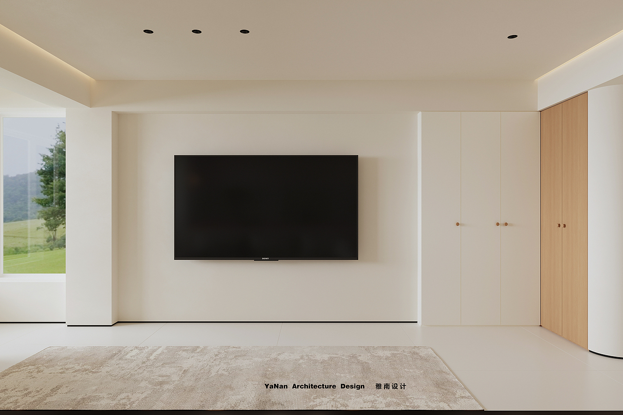 温馨干净的现代奶油小住宅