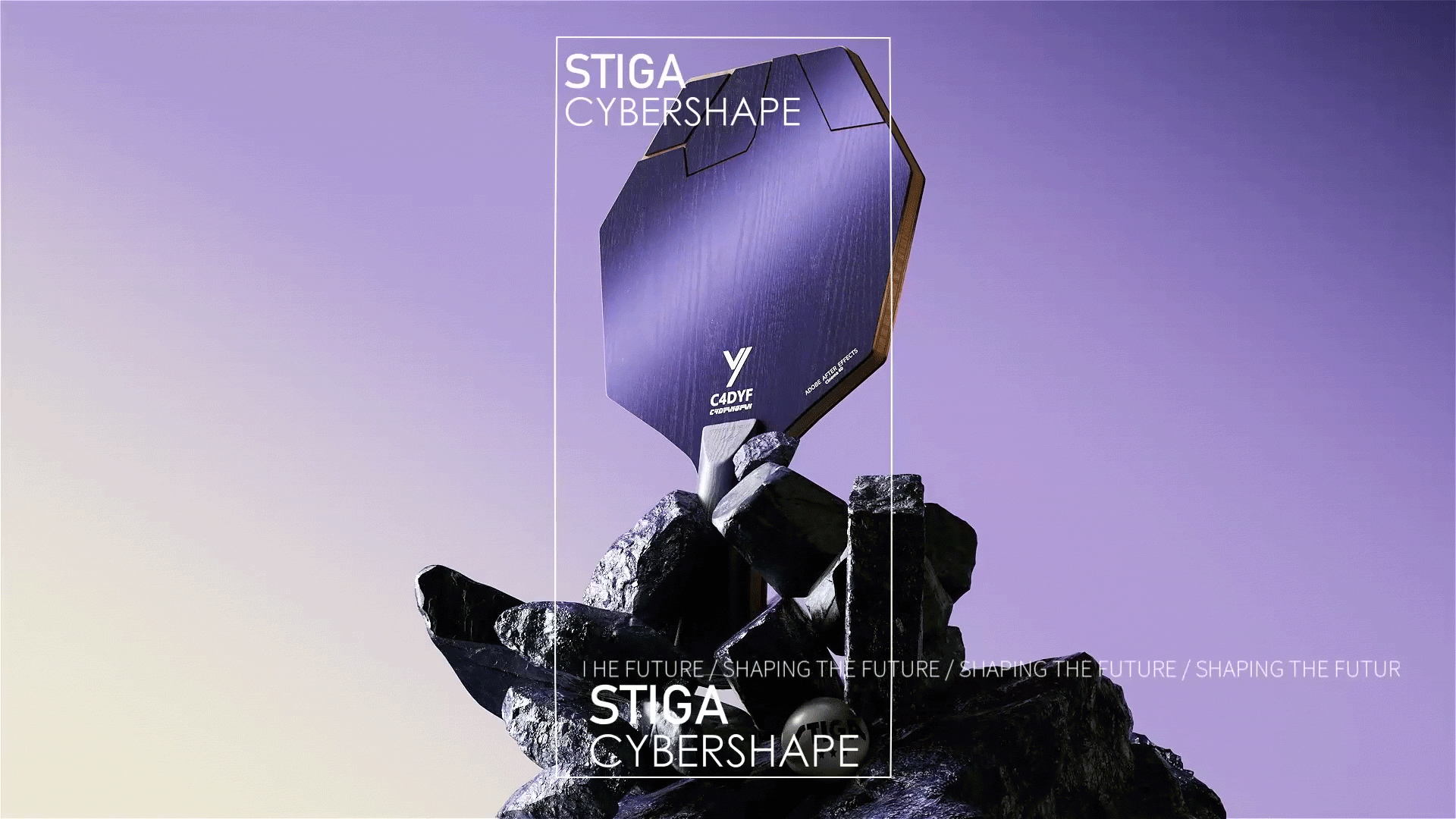 CYBEFSHAPE乒乓球拍动画