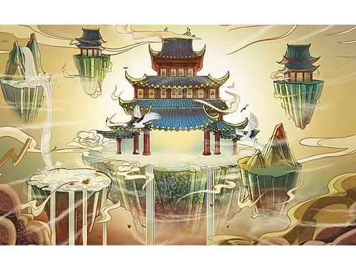 神话故事插画设计