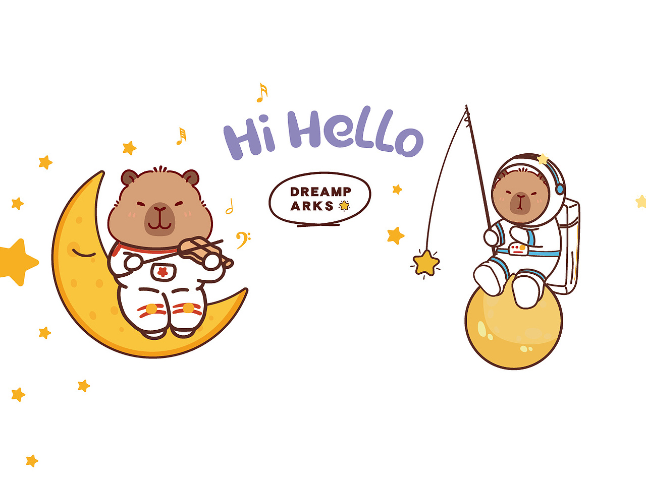 卡皮巴拉水豚萌萌IP卡通形象吉祥物卡通图片（图ZMzk2NzkwMDky） - 商业插画 - 站酷设计师卡皮巴拉水豚萌萌原创素材 - 站酷ZCOOL