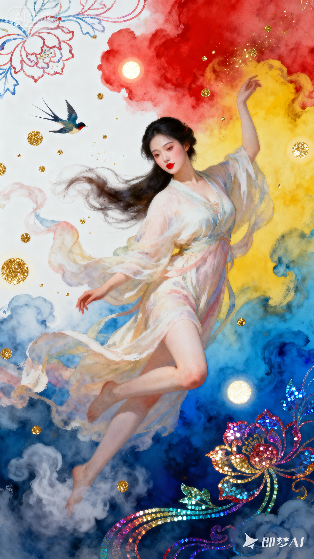 月神（圖ZMzk2Nzk3NTA0） - AI作品 - 站酷設(shè)計(jì)師iorl原創(chuàng)素材 - 站酷ZCOOL