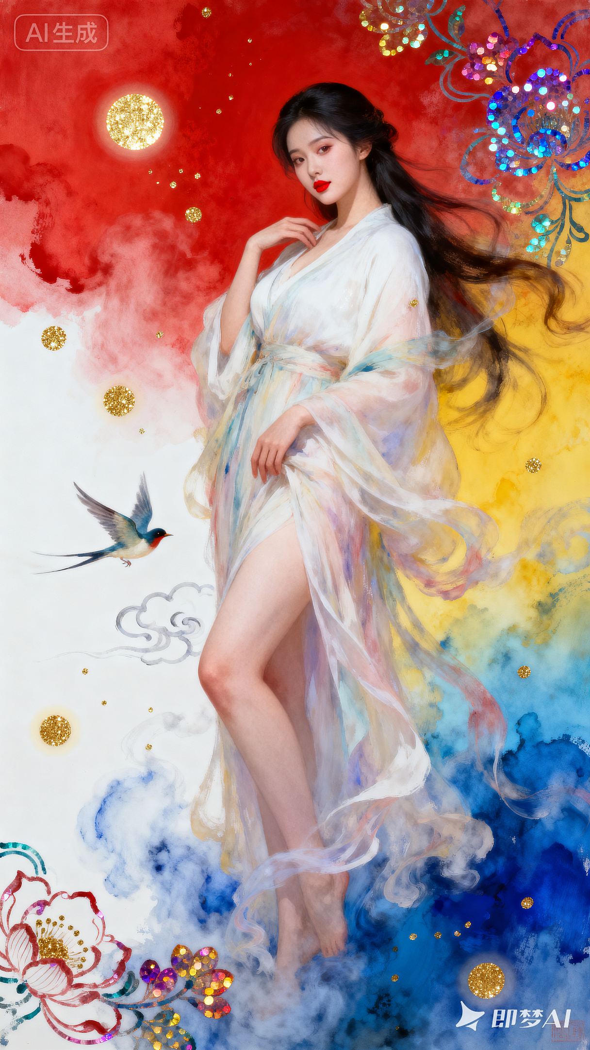 月神（圖ZMzk2Nzk3NDgw） - AI作品 - 站酷設(shè)計(jì)師iorl原創(chuàng)素材 - 站酷ZCOOL