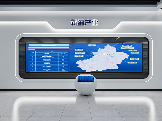 一个公司的展厅