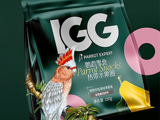 IGG包装设计宠物食品包装设计igg鹦鵡粮设计