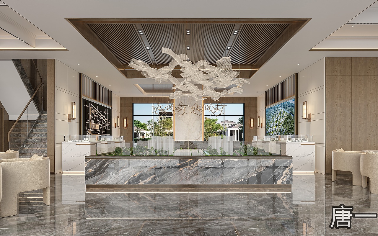 展示中心 | 售楼处设计（图ZMzk2ODEyNzg4） - 家装设计 - 站酷设计师星夜唐一原创素材 - 站酷ZCOOL
