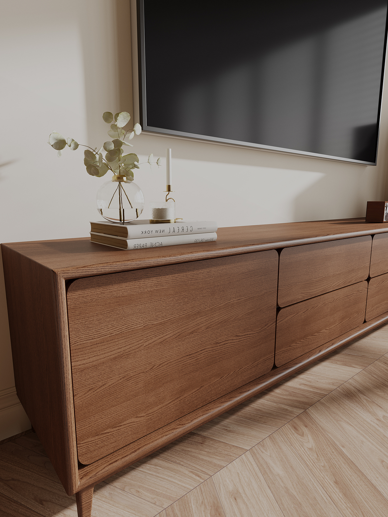 全屋定制电视柜（图ZMzk2ODE0MDAw） - 家装设计 - 站酷设计师Z220357700原创素材 - 站酷ZCOOL