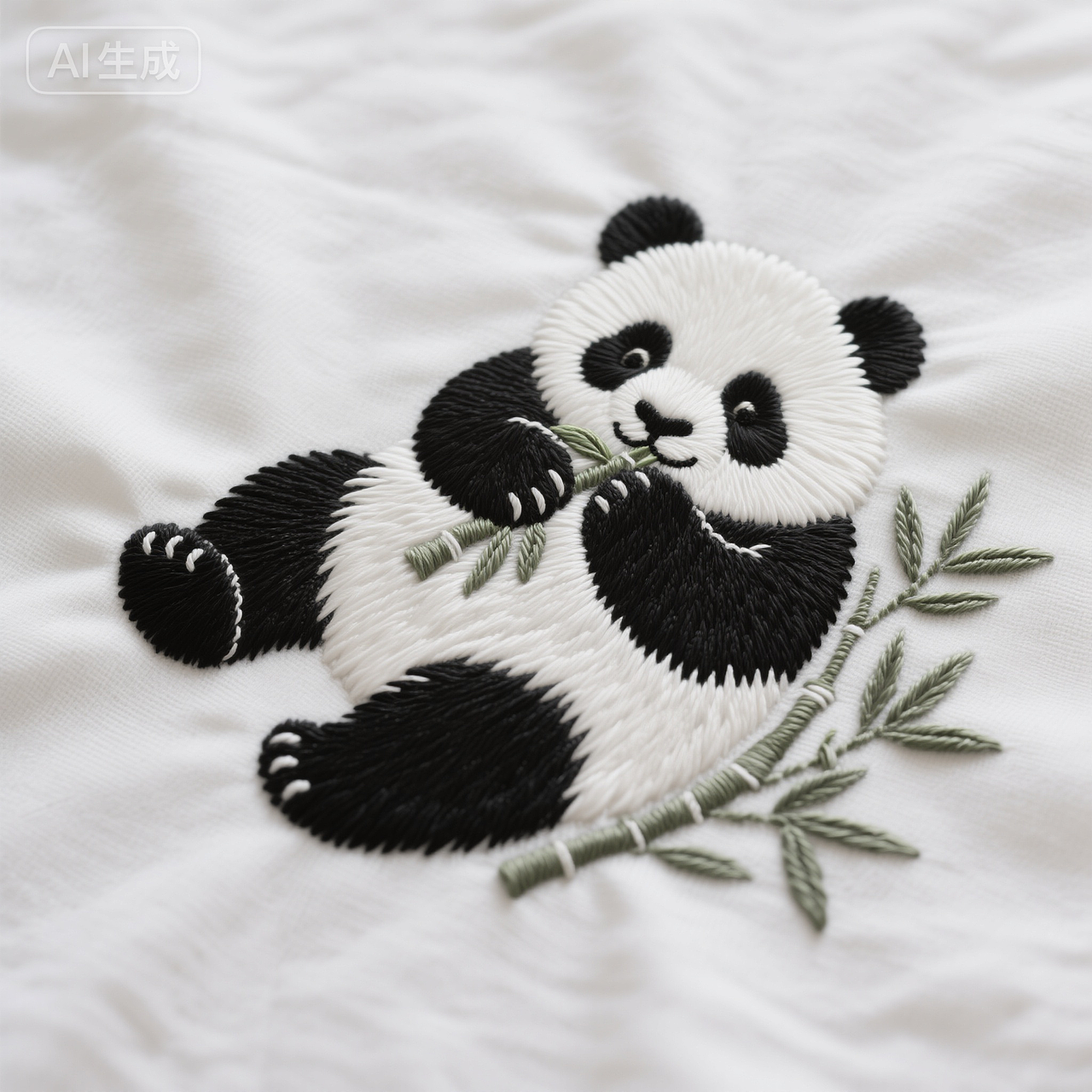 小刺绣百变熊猫