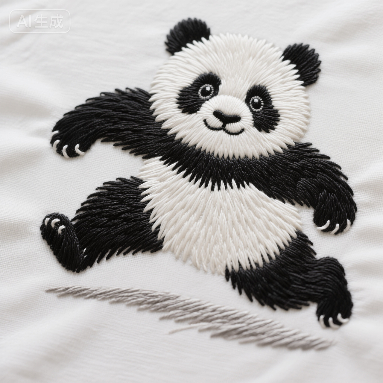 小刺绣百变熊猫