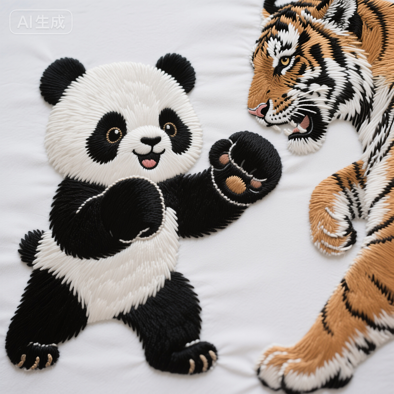 小刺绣百变熊猫