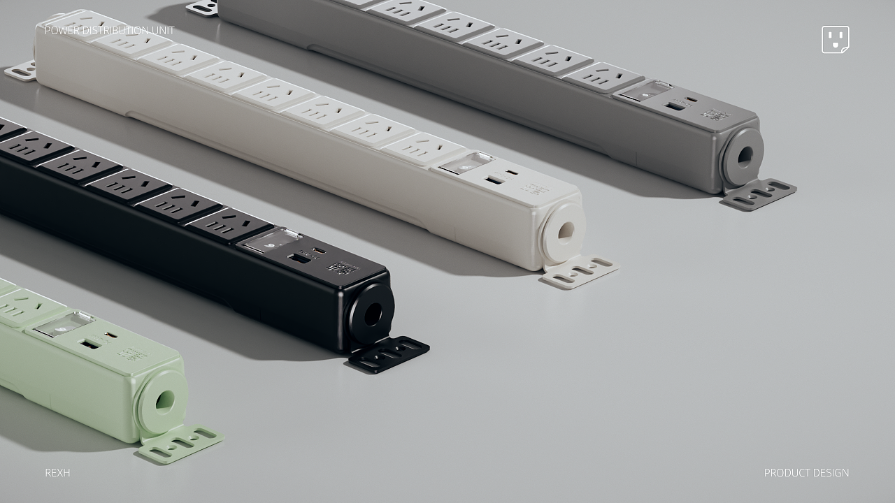 产品动画-德木PDU插排