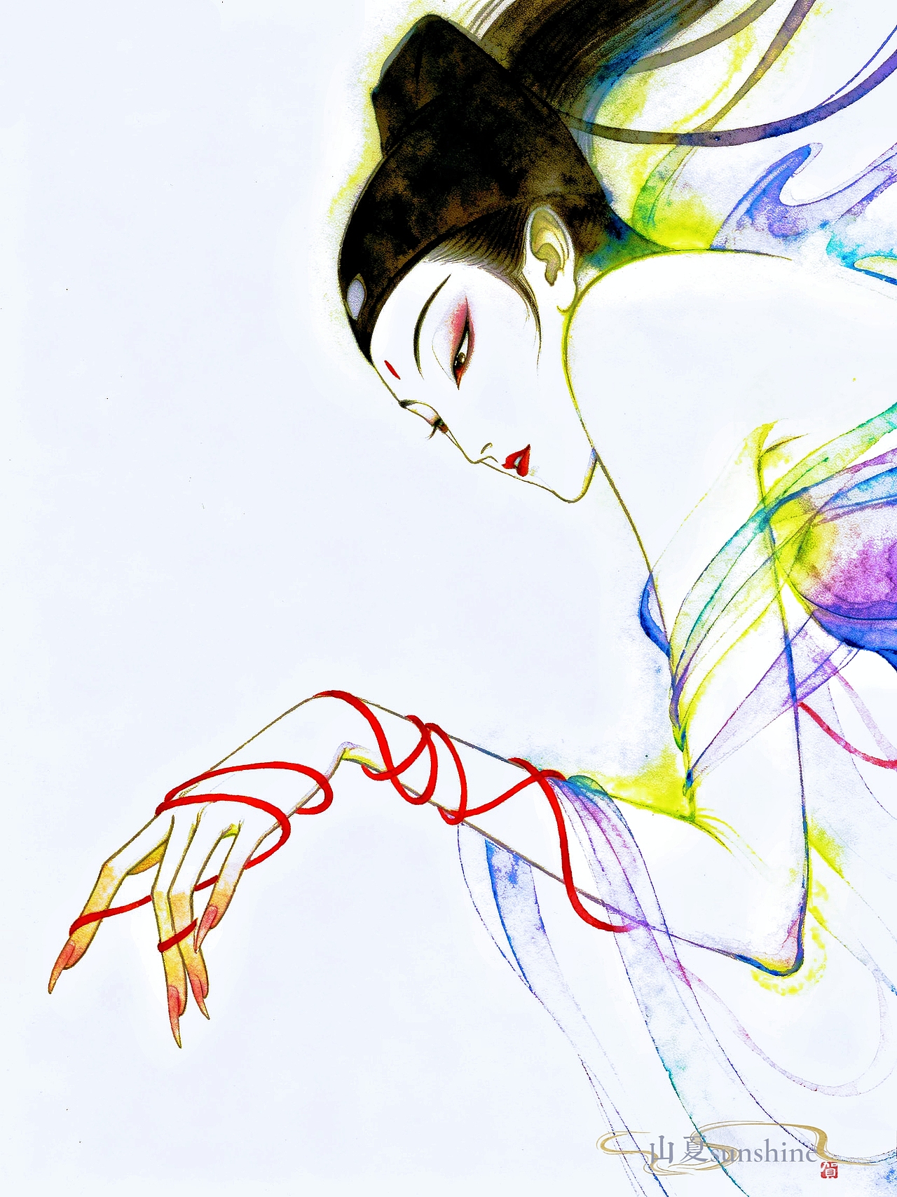 东方诗画|十里平湖霜满天,寸寸青丝愁华年