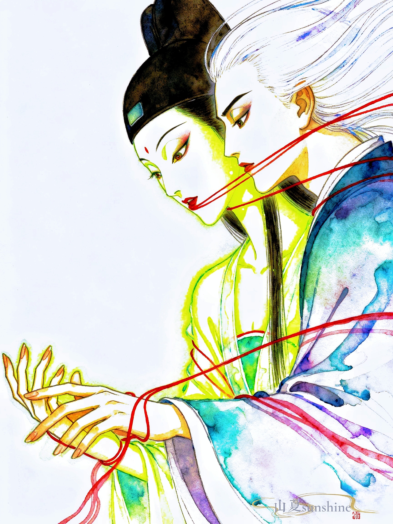 东方诗画|十里平湖霜满天,寸寸青丝愁华年