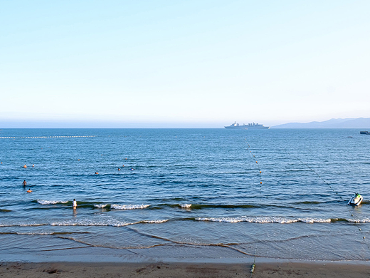 在海边，散时间