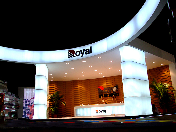 香港皇朝品牌展览设计