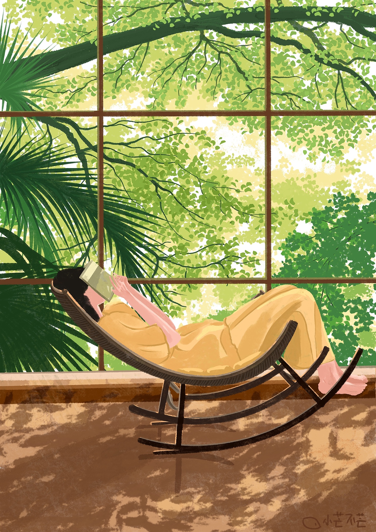 最近画的一些光影插画