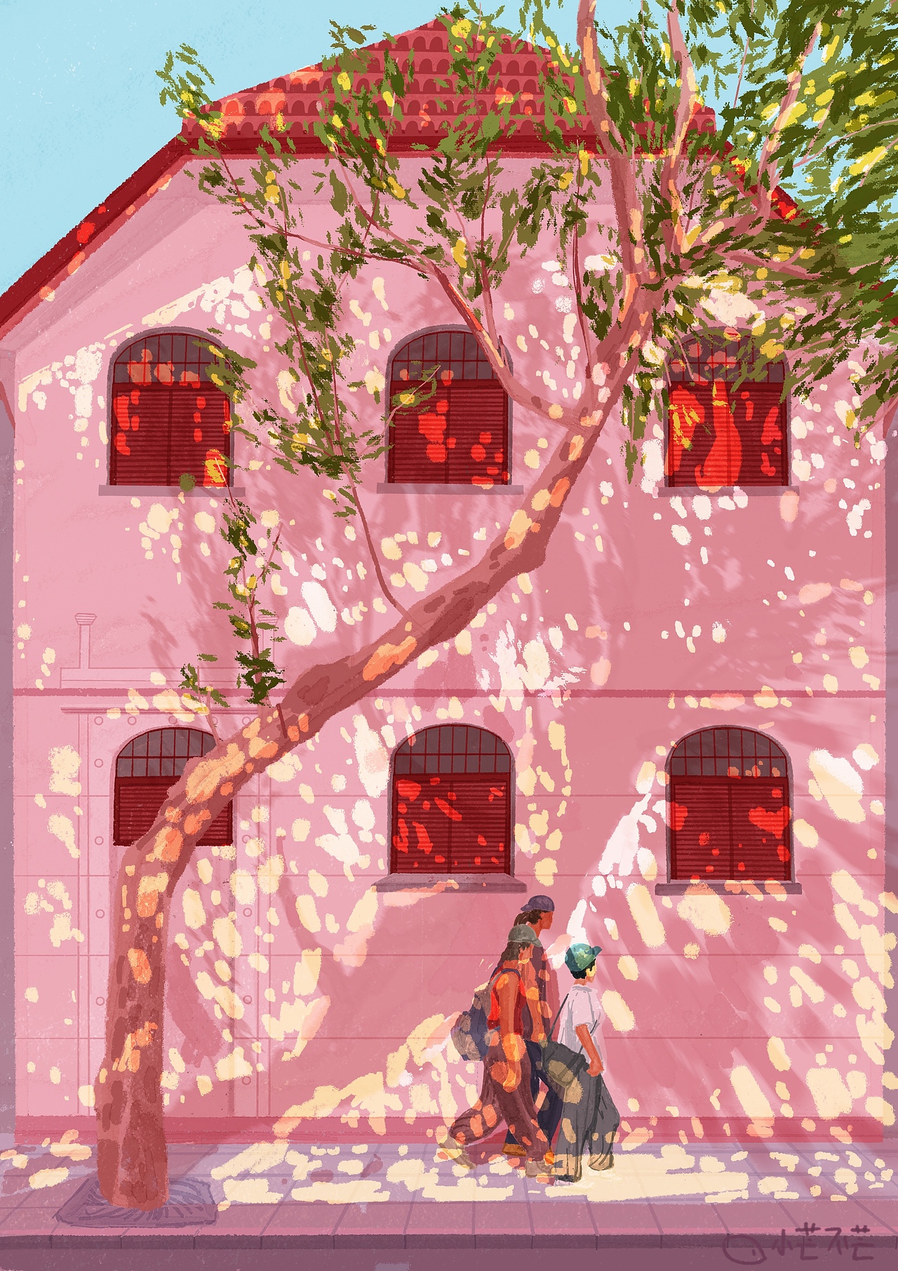 最近画的一些光影插画