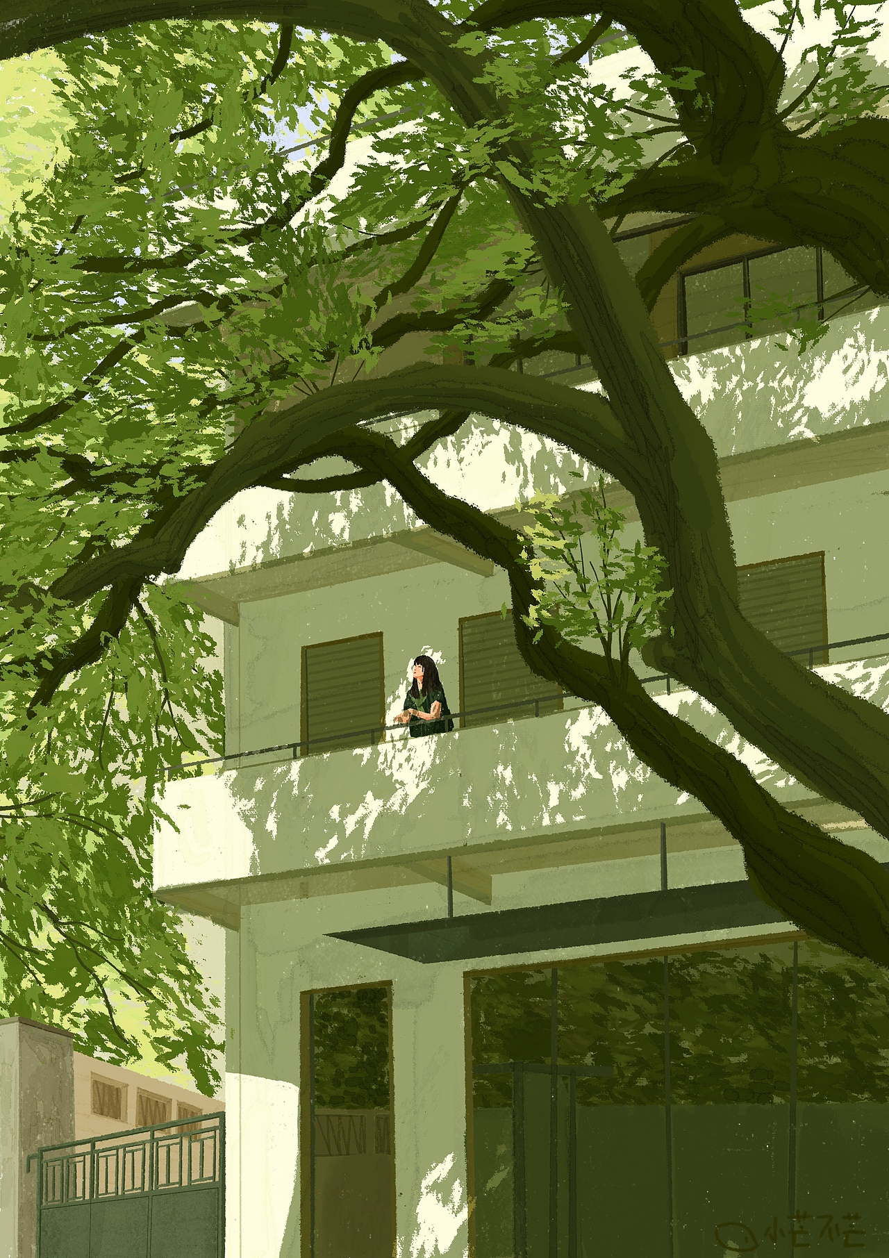 最近画的一些光影插画