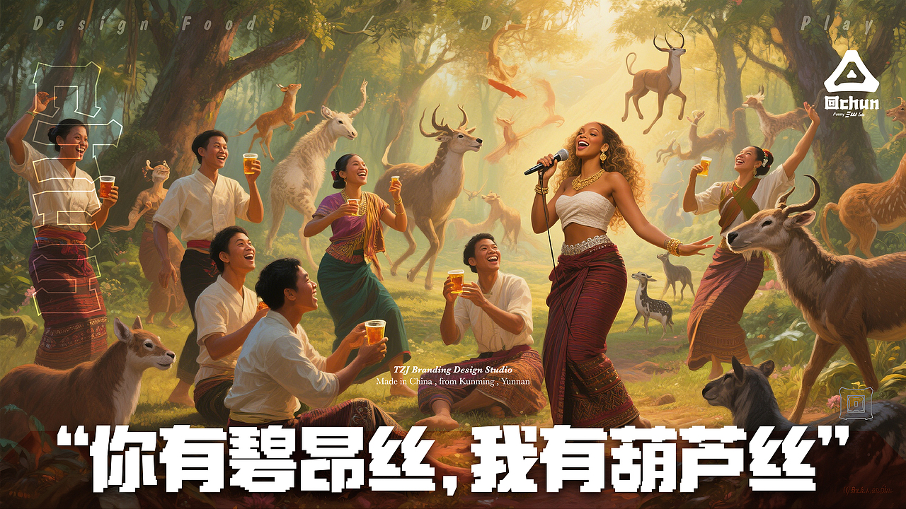 回chun 酒吧品牌设计 / 保持幻想