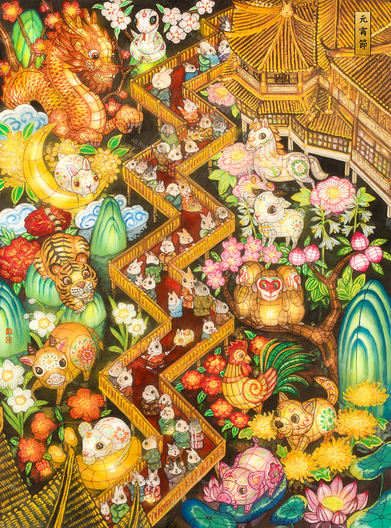 《習遊記》全系列大收官！（图ZMzk2ODU2OTUy） - 艺术插画 - 站酷设计师程靖Jinn原创素材 - 站酷ZCOOL