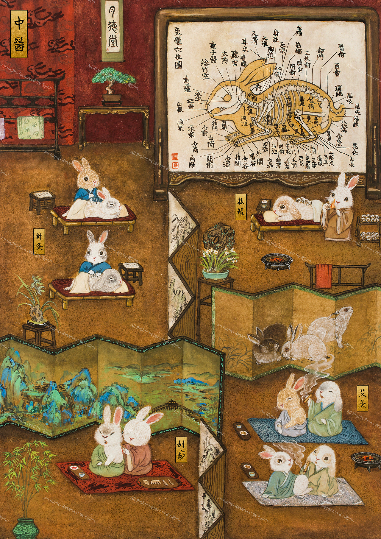 《習遊記》全系列大收官！（图ZMzk2ODU2OTU2） - 艺术插画 - 站酷设计师程靖Jinn原创素材 - 站酷ZCOOL