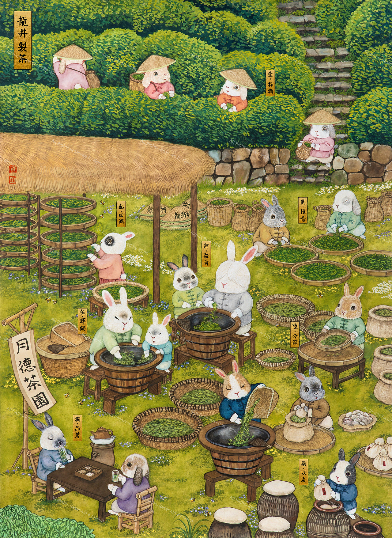 《習遊記》全系列大收官！（图ZMzk2ODU2OTY4） - 艺术插画 - 站酷设计师程靖Jinn原创素材 - 站酷ZCOOL