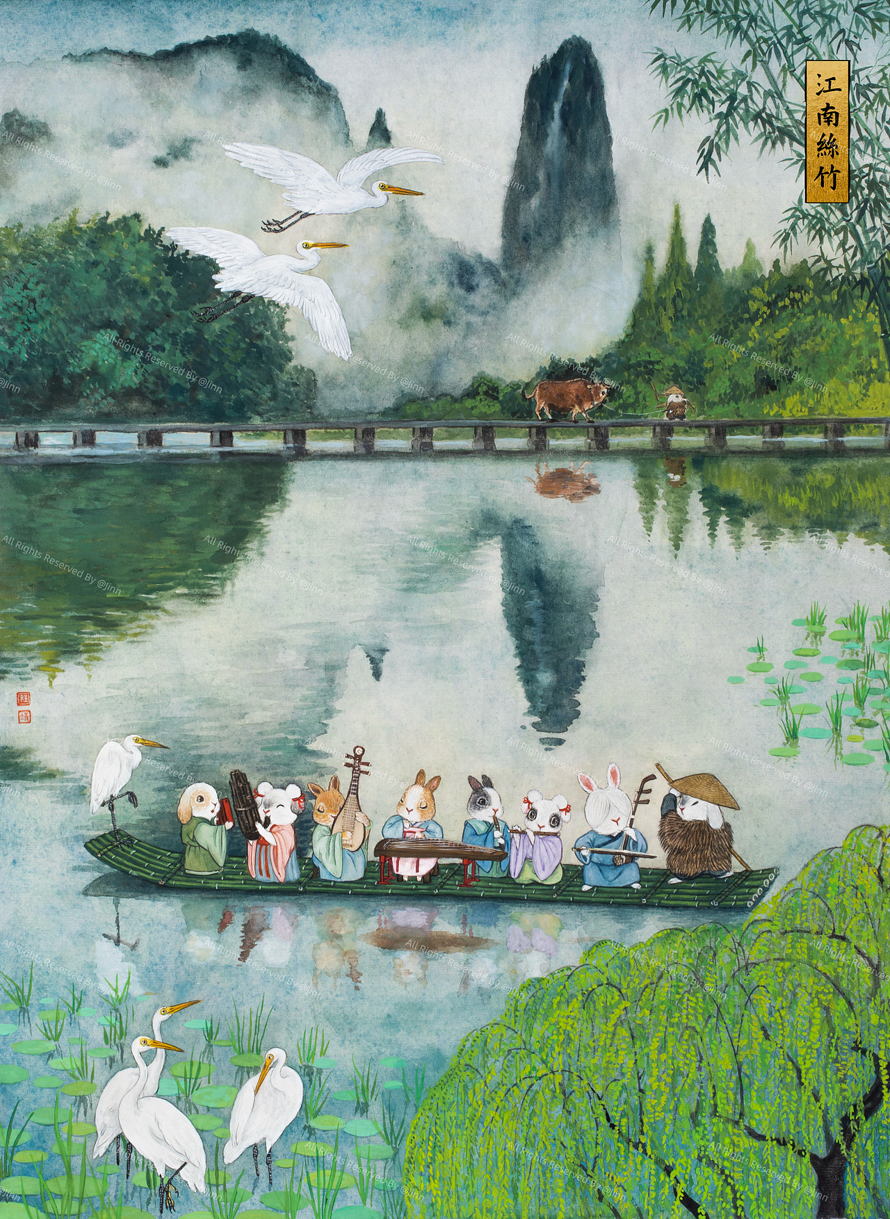 《習遊記》全系列大收官！（图ZMzk2ODU2OTc2） - 艺术插画 - 站酷设计师程靖Jinn原创素材 - 站酷ZCOOL