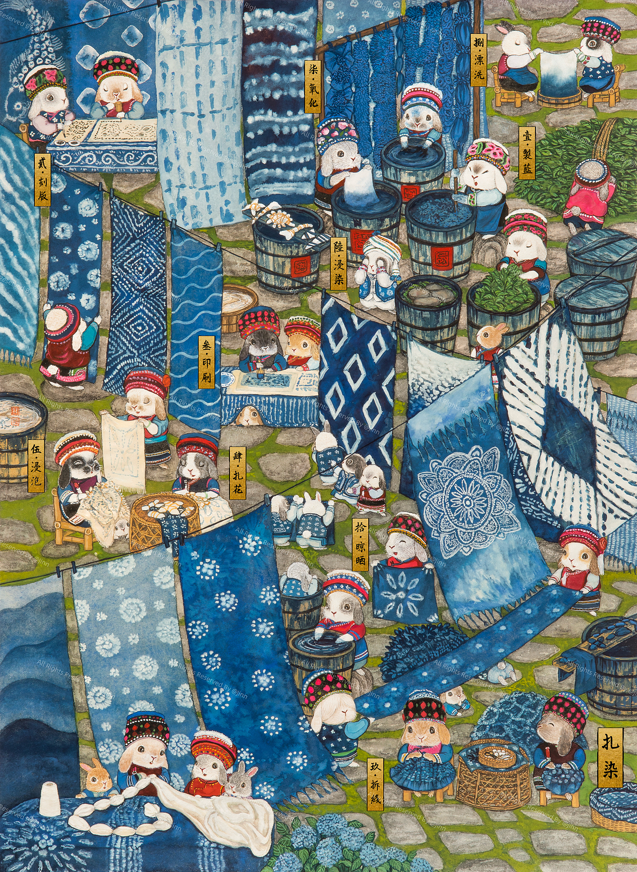 《習遊記》全系列大收官！（图ZMzk2ODU2OTgw） - 艺术插画 - 站酷设计师程靖Jinn原创素材 - 站酷ZCOOL