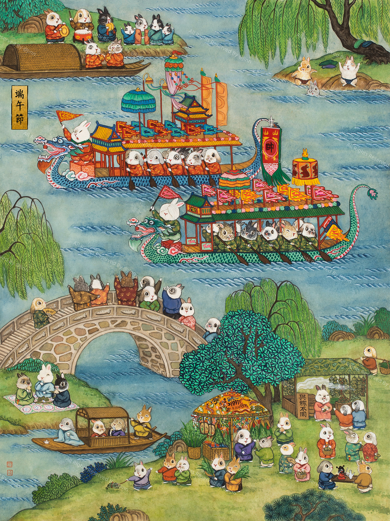 《習遊記》全系列大收官！（图ZMzk2ODU2OTg0） - 艺术插画 - 站酷设计师程靖Jinn原创素材 - 站酷ZCOOL