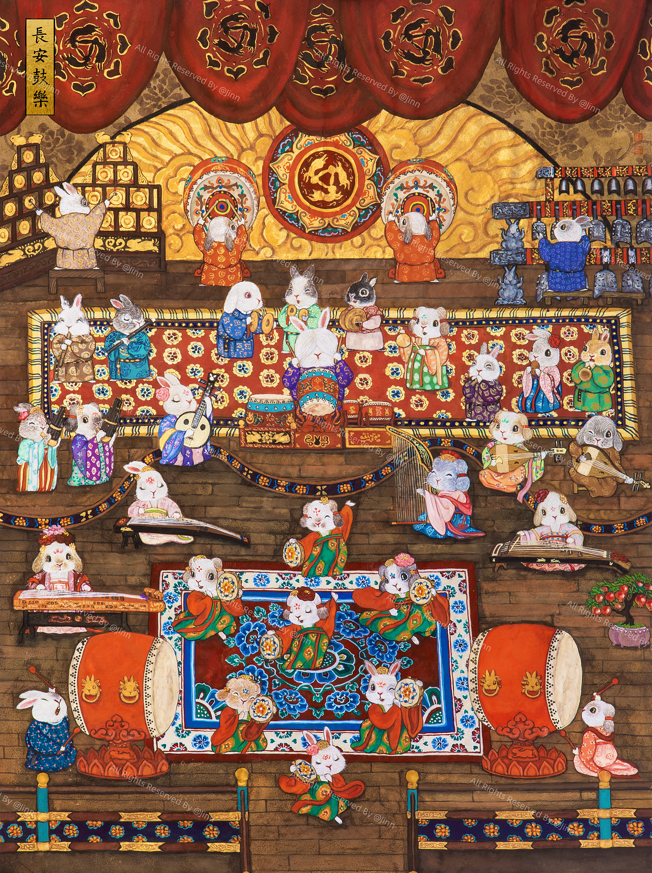 《習遊記》全系列大收官！（图ZMzk2ODU3MDI0） - 艺术插画 - 站酷设计师程靖Jinn原创素材 - 站酷ZCOOL