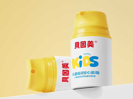 貝因美儿童面霜 包装设计