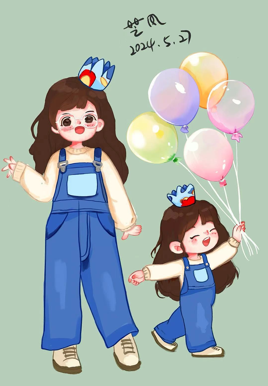 之前的绘画小练习（图ZMzk2ODY3NDI0） - 儿童插画 - 站酷设计师芝凤原创素材 - 站酷ZCOOL