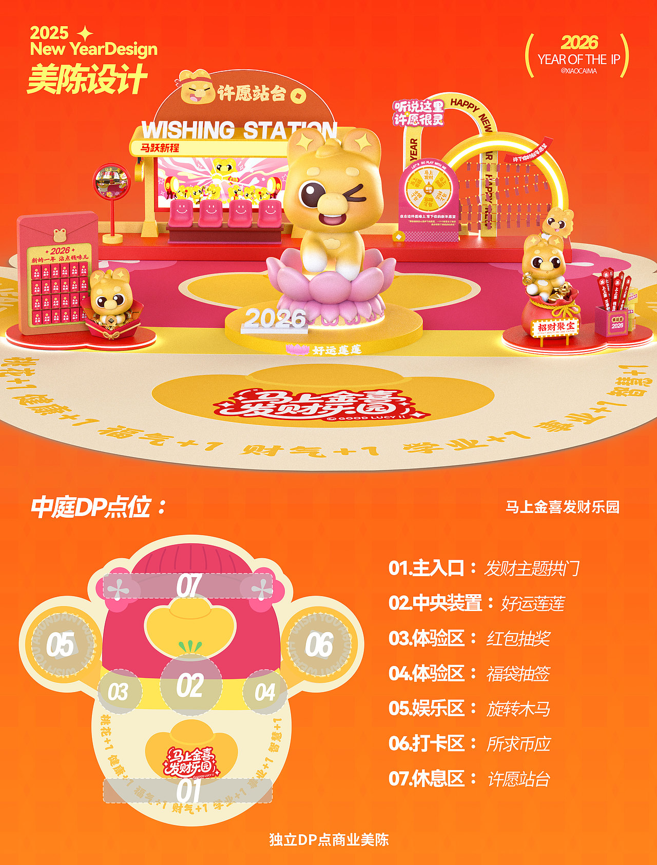 小财马dodo—马年IP形象美陈周边(可授权)